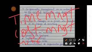 Introduction of management
