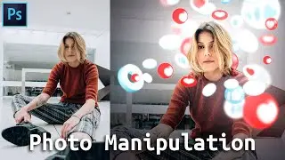 Photoshop Manipulation - Glowing Social Media Icons - 2021 Tutorial