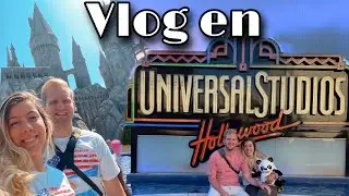 Vlog en UNIVERSAL STUDIOS HOLYWOOD 🎬 Castillo de hogwarts por dentro + Probando butter beer 🍻