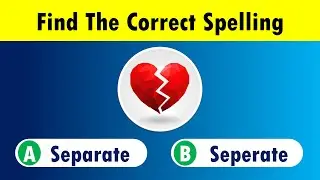 Can You Win Pass The Spelling Bee Test? || Spelling Bee Test Online || Spell test Part 2