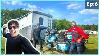 EP-06 | RIDE TO ALASKA FINALLY STARTED with a motorhome 
