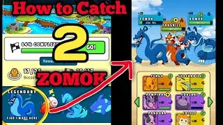 How to Catch 2 ZOMOK / Water temple /Dynamons world 