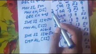Sorting an array in ascending order in 8086 using bubble sort method