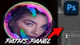 Photoshop Paths Panel Easy Tutorial