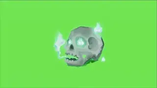 Greenscreen Skull - free to use in your projects | green screen videos |