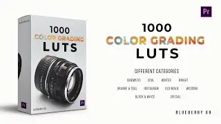 1000 Cinematic Color Grading Luts presets