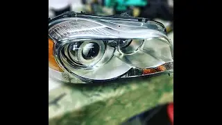 xc90 Volvo установка Bi-Led линз . восстановление фар