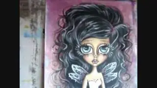 Whimsical art Magical fairy.