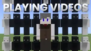 How my bots play videos on their Minecraft Skins