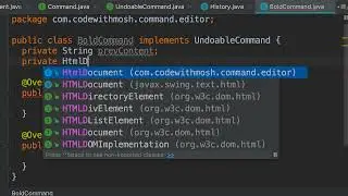 37 Implementing Undo Mechanism in Command Pattern
