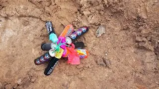 Big firecrackers underground