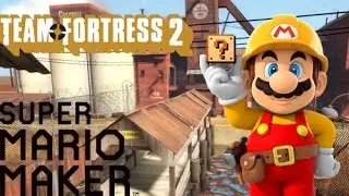 The Mario Bros enter Team Fortress 2! - Super Mario Maker (Custom Level)