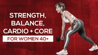Full Body 1 Dumbbell and Cardio Workout for Women Over 40