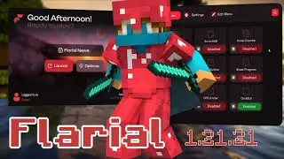 OP MINECRAFT Bedrock Edition PVP Client - Flarial 1.21.21 Download
