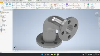 how to make a pipe L connection in autodesk inventor