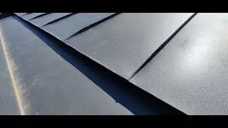 Lowering the standing seam before the double lying seam (double toe)