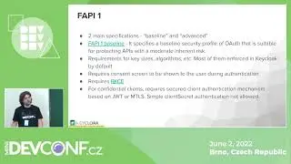 Secure digital transformation via keycloak's FAPI - DevConf.cz Mini | June 2022
