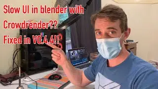 Slow UI in Blender with Crowdrender FIXED!! hell Yea!