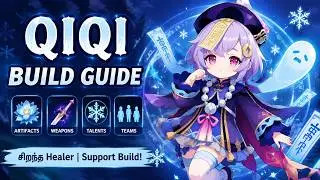 Qiqi Build Guide Tamil 2026 | Ultimate Healer Support Build | SixFace Gamer | 
