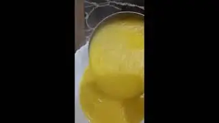 тыквенный суп с беконом и жаренным луком.