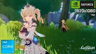 Genshin Impact | Intel Core i3 2120 + GTX 1650 | 1080p High