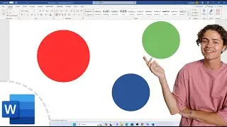 How To Draw Circle In Word (MICROSOFT)