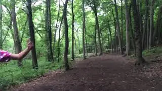 Hitting a Disc Golf Ace James Conrad Style!