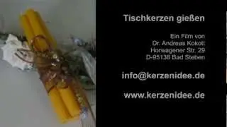 Tischkerzen giessen