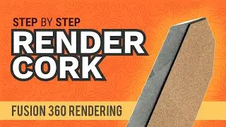 Fusion 360: How to Render a Cork Material in Autodesk Fusion 360