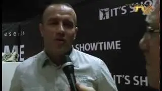 Dzevad Poturak interview It's Showtime 57 & 58 Brussels 2012