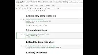 Learn these 10 Python One Liners to Improve Your Coding!