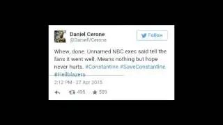 More Hope For #Constantine! Might Survive!
