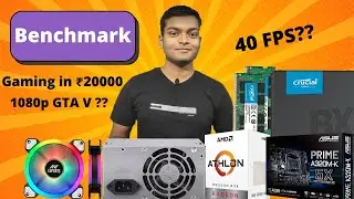₹20000 Gaming PC Benchmark | GTA V 1080p Gameplay Tested