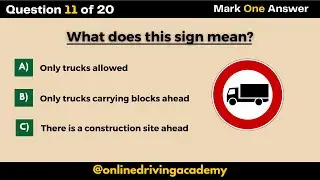 20 Learner's License Questions | Real Test Questions | South Africa
