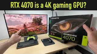 Can the RTX 4070 play the latest games at 4K in 2024?