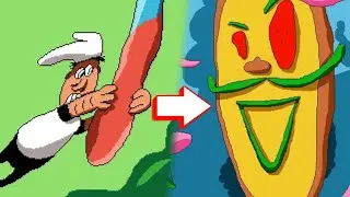 Pizza Tower, but Giga Tower! [Pizza Tower CYOP mods Gameplay]