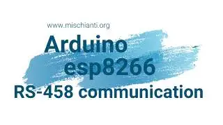 Communication test from Arduino to WeMos D1 mini (esp8266) via RS-485