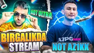 NOT ULTRA STRIM XONASIDA MEHMONMAN BIRGALIKDA STRIM - PUBG MOBILE