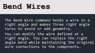 Bend Wires: AutoCAD Electrical - HINDI
