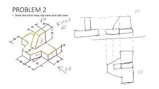 Free Hand Sketch Engineering Drawing Tutorial problems