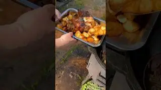 Рулька с картошкой! Пальчики оближешь))! #shorts #cooking #рецепт #мясо #готовимвкусно