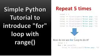 Simple Python Tutorial to introduce 