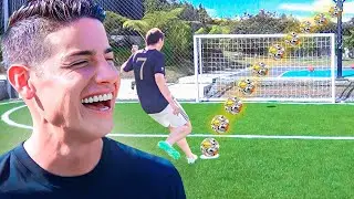 RETOS DE FÚTBOL CON JAMES RODRÍGUEZ 😍