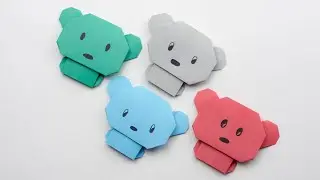 Easy Origami Bear | Origami Animals | Paper Craft