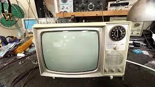 Servicing a 1966 Admiral PG919 all vacuum tube b&w television. P1/? Assessment