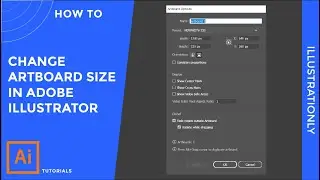 How to Change Artboard Size in Illustrator | Artboard Size Illustrator | Resize Artboard Illustrator