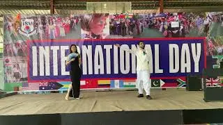 The Moon Represents my heart-月亮代表我的心 at ISM International day by Joanna Zin Mar Phyo and Hamza Khan