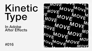 After Effects Tutorial: Kinetic Typography 