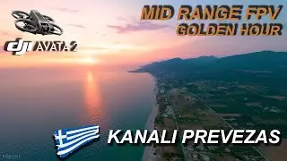Dji Avata 2 | Kanali Prevezas | Golden Hour 4K