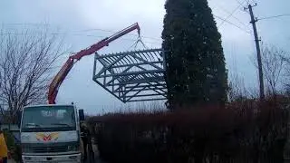 Погрузка станка плазменной резки